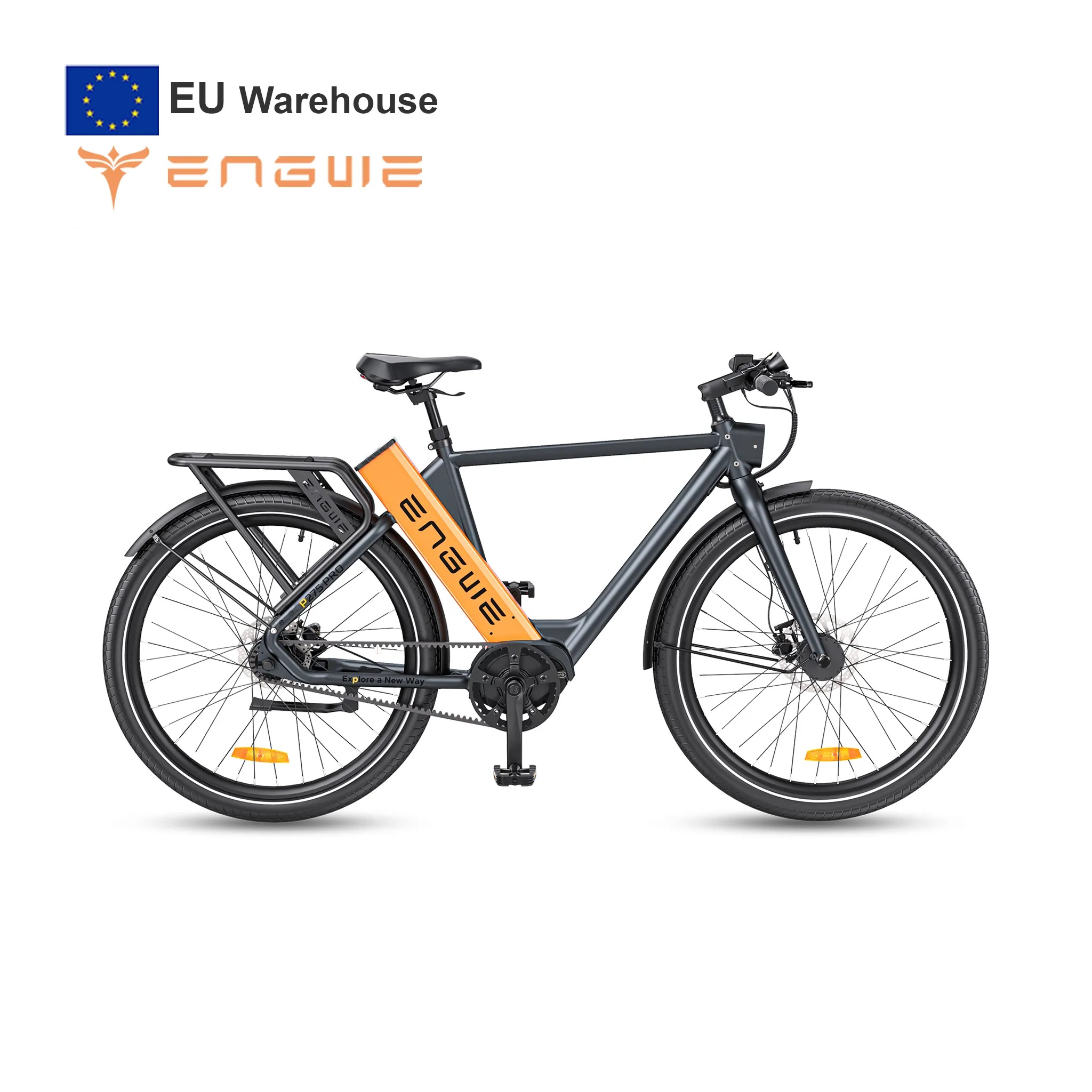 Engwe P275 PRO BLACK/ORANGE 36v 250w 19.2ah 27.5*2.4 Inch Bici e Engwe P275 PRO BLACK/ORANGE 36v 250w 19.2ah 27.5*2.4 Inch Bici e