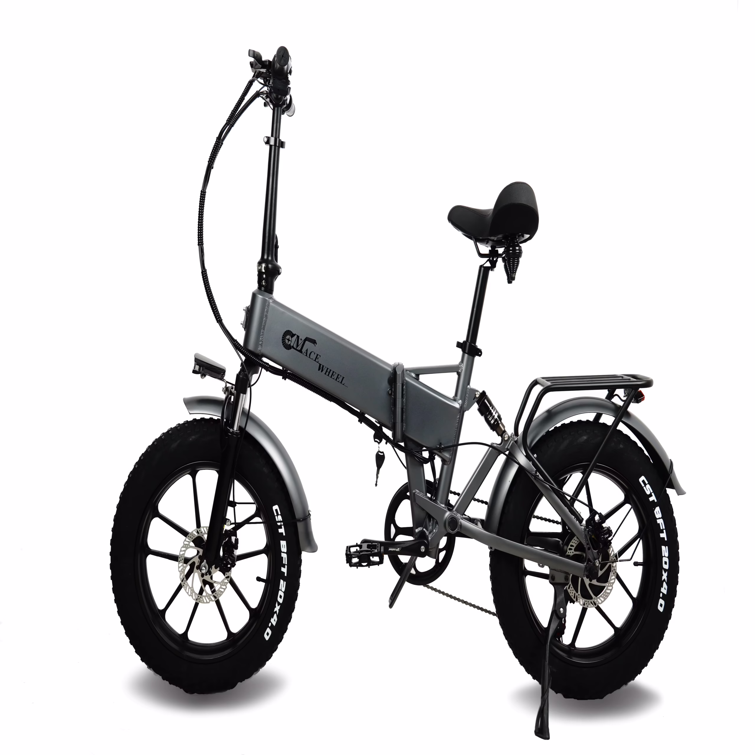 CMACEWHEEL RX20 48V 750W 17AH BICICLETTA ELETTRICA FAT BIKE RUOTE 20" - immagine 3