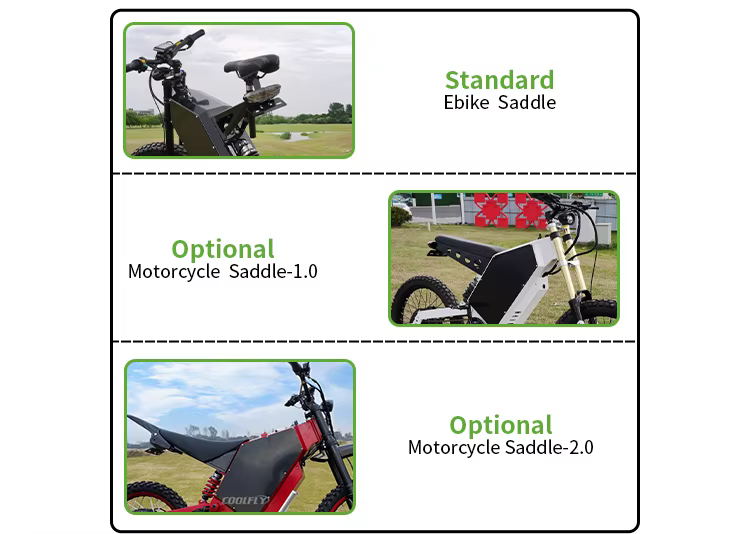 COOLFLY STEALTH BOMBER MOTORCYCLE 48V 3000W 29AH(China Battery) 60KM/H, 70-80KM - immagine 22